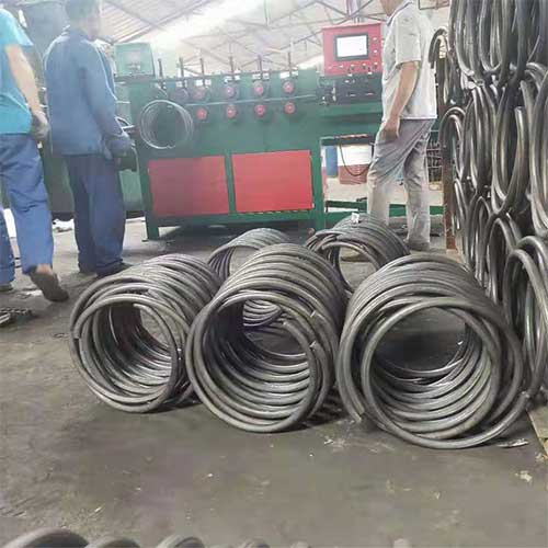 数控螺旋筋机作业现场
